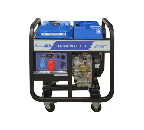 Дизель генератор TSS SDG 9000EH3A: 7 кВт, 3-фазный, с автозапуском
