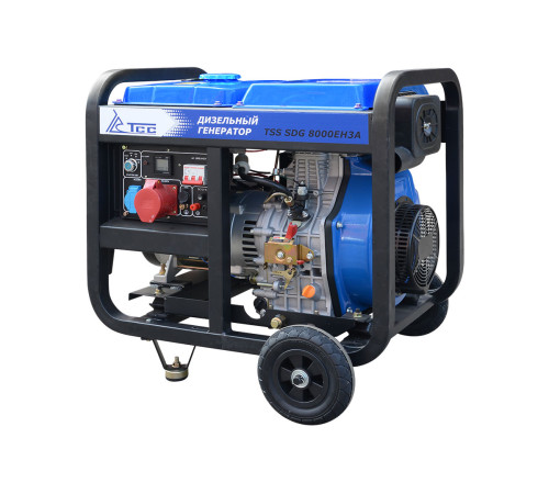 Дизель генератор TSS SDG 8000EH3A в кожухе МК-2.1