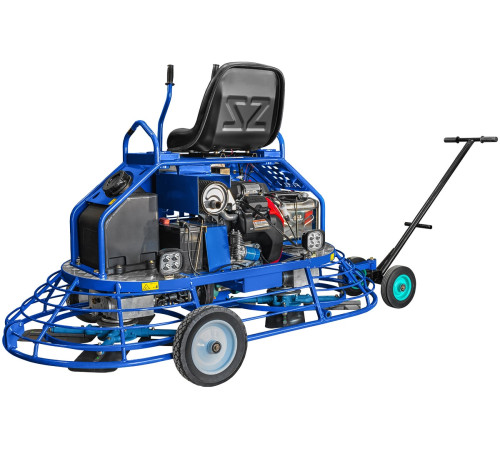 Двухроторная затирочная машина TSS DRD2000H: Мощная затирка бетона лопастями