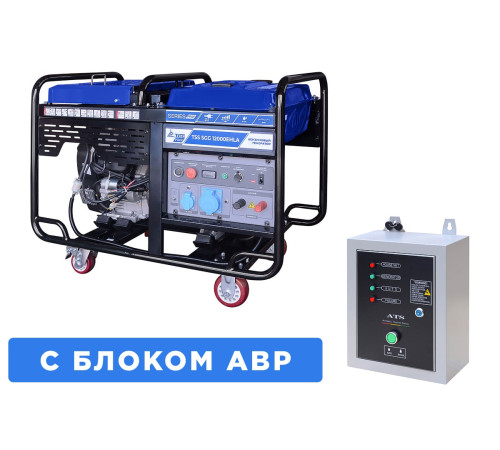Бензогенератор TSS SGG 12000EHLA с АВР: 12 кВт для дома и стройки
