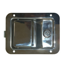Ручка с замком для кожуха стальная 012012-1