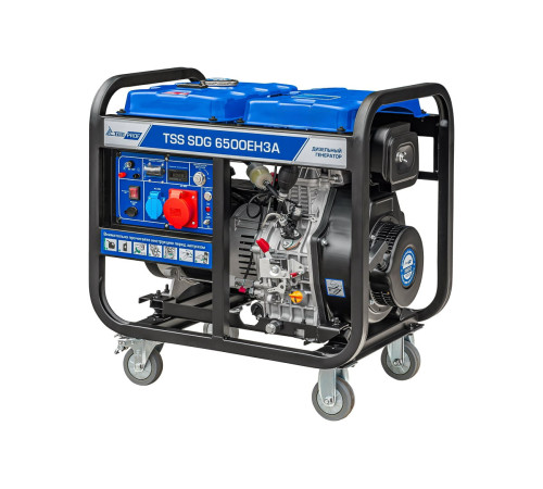 Дизель генератор TSS SDG 6500EH3A: автономное электроснабжение 5.5 кВт