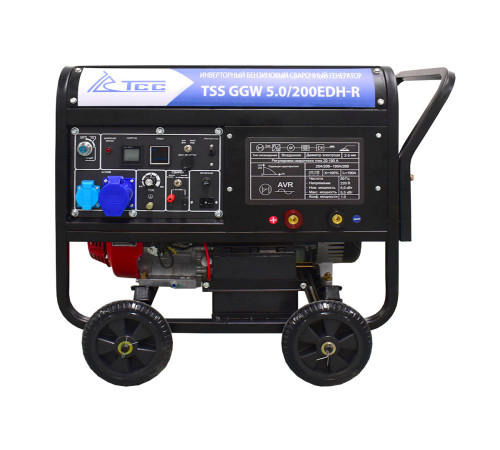 Инверторный сварочный генератор TSS GGW 5.0/200EDH-R на Honda GX390: Сварка и Электричество 5 кВт