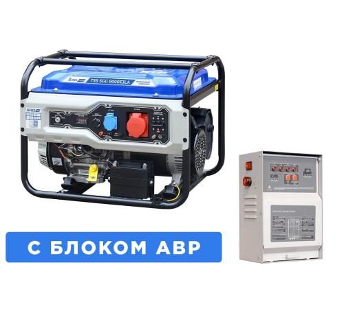 Бензогенератор TSS SGG 9000E3LA с АВР: Автономное Электропитание 7 кВт для Дома и Бизнеса