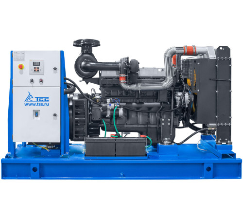 Дизельный генератор ТСС ЭД-120-Т400 с АВР в погодозащитном кожухе на прицепе