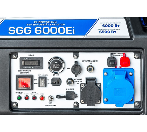 Бензогенератор инверторный ТСС SGG 6000Ei: тихая и стабильная мощность 5.5 кВт