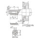 Двигатель бензиновый Honda GX160 (D=20 mm)/ (Key / Цилиндр под шпонку 20/53)