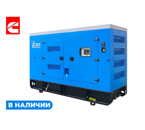 Дизельный генератор ТСС АД-200C-Т400-1РКМ15 в шумозащитном кожухе: надежное электроснабжение 200 кВт