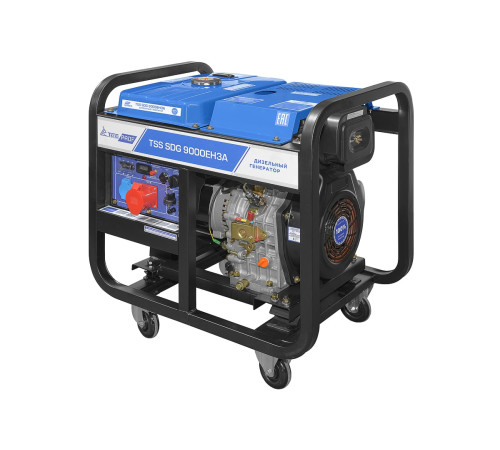 Дизель генератор TSS SDG 9000EH3A: 7 кВт, 3-фазный, с автозапуском
