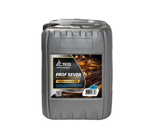 Масло моторное полусинтетическое ТСС Проф Север SAE 10W40 API CI-4/SL канистра 20л/Motor oil 20liter can