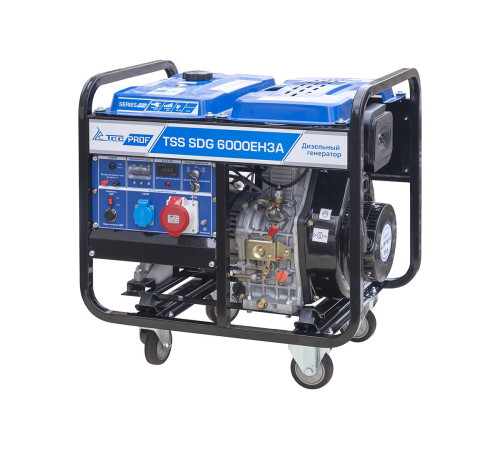 Дизель генератор TSS SDG 6500EH3A: автономное электроснабжение 5.5 кВт