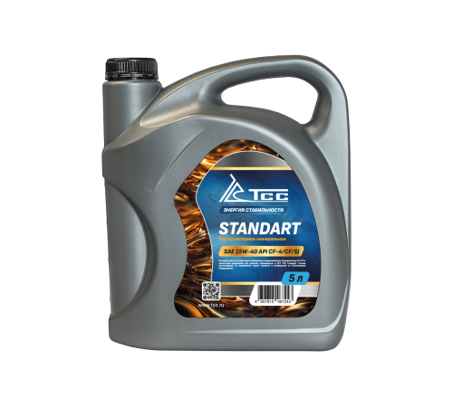 Масло моторное минеральное ТСС Стандарт SAE 15W40 CF-4 канистра 5л/Motor oil 5liter can