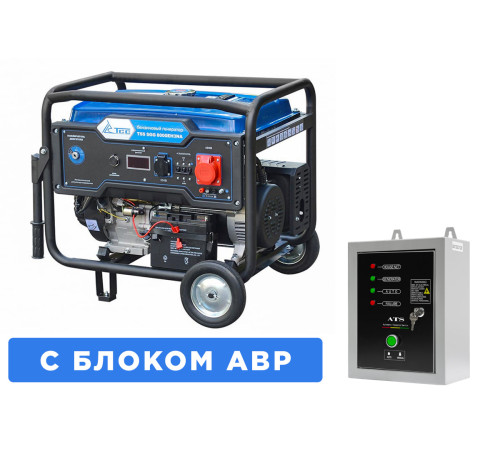 Бензиновый генератор 7,8 кВт TSS SGG 8000EH3NA с АВР: Автономное электроснабжение для дома и стройки