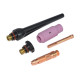 Горелка сварочная TIG WP-17 с газовым охлаждением (2-pin, 4м) — надежный инструмент для точной сварки