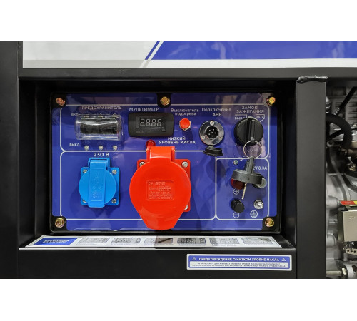 Дизель генератор TSS SDG 9000EH3A: 7 кВт, 3-фазный, с автозапуском