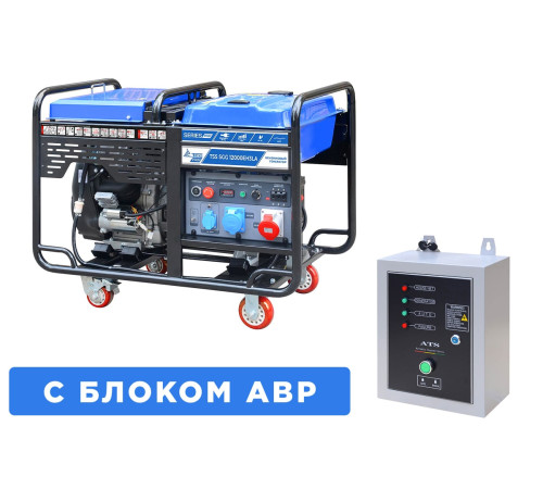 Бензогенератор TSS SGG 12000EH3LA с АВР: Автономное Электропитание 12 кВт для Дома и Бизнеса