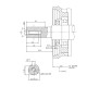 Двигатель бензиновый Loncin G420F (A type) D25/Engine Loncin G420FA (A type) D25