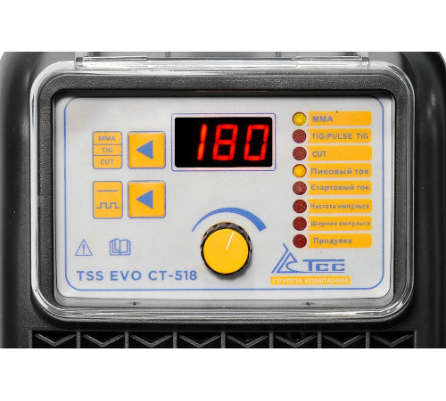Многофункциональный сварочный аппарат TSS EVO CT-518: сварка MMA, TIG, аргоном для дома и гаража
