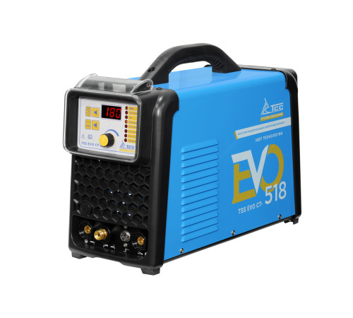 Многофункциональный сварочный аппарат TSS EVO CT-518: сварка MMA, TIG, аргоном для дома и гаража