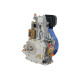 Двигатель дизельный 192FB (B-тип, вал конус) - T0 / Diesel engine 192FB