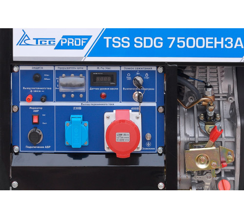 Дизель генератор TSS SDG 7500EH3A: надежный источник энергии 7.5 кВт